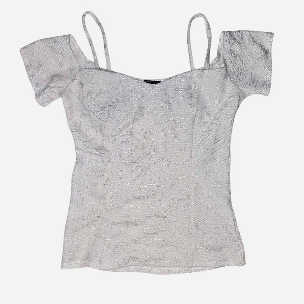 Janice White Off Shoulder Stretch Top Women’s - S